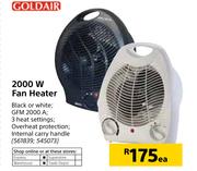 Goldair 2000W Fan Heater-Each