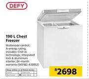 Defy 190Ltr Chest Freezer