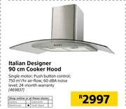 Italian Designer 90cm Cooker Hood