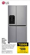 LG 601Ltr Double Door Fridge GC-L247SLUV