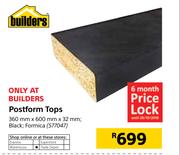 Builders Postform Tops