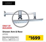 Lusso Shower Arm & Rose