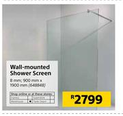 Wall-Mounted Shower Screen