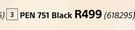 Bright Star Pendant Wire PEN 751 Black