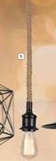 Bright Star Pendant Rope PEN 587 Black