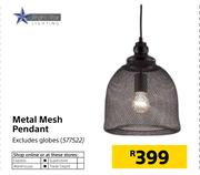Bright Star Metal Mesh Pendant