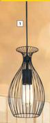 Bright Star Pendant Wire PEN 727/1 Black