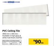 Edge PVC Ceiling Tile-Each