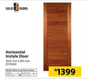 Solid Doors Horizontal Instyle Door (2032mm x 813mm)