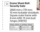 Xpanda Diy Econo Shoot Bolt Security Gate