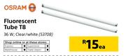 Osram Fluorescent Tube T8-Each