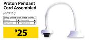 Proton Pendant Cord Assembled