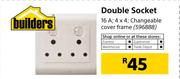 Builders Double Socket