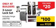 3-Lever Lock Set