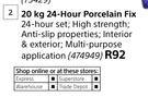 Builders 24 Hour Porcelain Fix-20kg