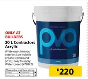 PVA 20Ltr Contractors Acrylic