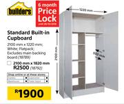 Standard Built-In Cupboard 2100mmx1220mm