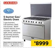 Goldair 5-Burner Gas/Electric Oven