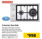 Goldair 2-Burner Gas Hob