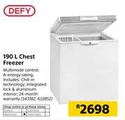Defy 190Ltr Chest Freezer