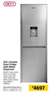 Defy 323Ltr Double Door Fridge With Water Dispenser