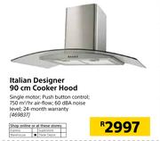 Italian Designer 90cm Cooker Hood