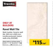 Trento Ravel Wall Tile-Per Sqm