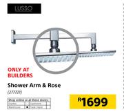 Lusso Shower Arm & Rose