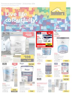 Builders : Live Life Colourfully (16 Oct - 23 Dec 2018), page 1