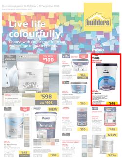 Builders : Live Life Colourfully (16 Oct - 23 Dec 2018), page 1