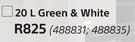 Fired Earth 20Ltr Green & White Extreme Roof Acrylic