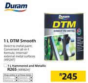 Duram 1Ltr Hammered And Metallic