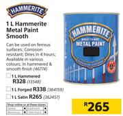Hammerite 1Ltr Satin