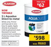 Plascon 5Ltr Aquaduo Direct To Metal