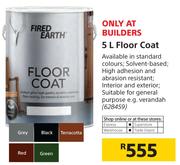 Fired Earth 5Ltr Floor Coat