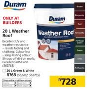Duram Weather Roof-20Ltr