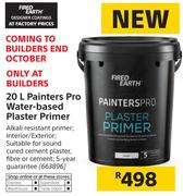 Fired Earth Painters Pro Water-Based Plaster Primer-20Ltr