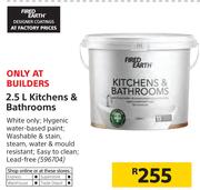 Fired Earth 2.5Ltr Kitchens & Bathrooms