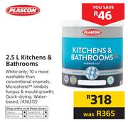 Plascon 2.5Ltr Kitchens & Bathrooms