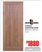 Solid Doors Playback Hardwood Door