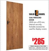 Solid Doors Oak Perigord Door