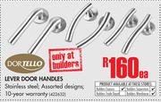 Dortello Lever Door Handles-Each