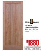 Solid Doors Playback Hardwood Door