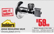 Builders Angle Regulating Valve-Each
