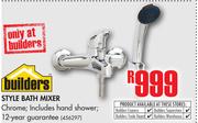 Builders Style Bath Mixer