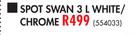 Eurolux Spot Swan 3 L White/Chrome