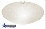 Bright Star Ceiling Fitting Patter Glass