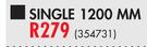 Radiant 1200mm Single Fluorescent Fitting Excluding Tubes-Each 