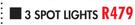 Bright Star GU10 3 Spotlight
