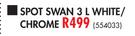 Eurolux Spot Swan 3L White/Chrome